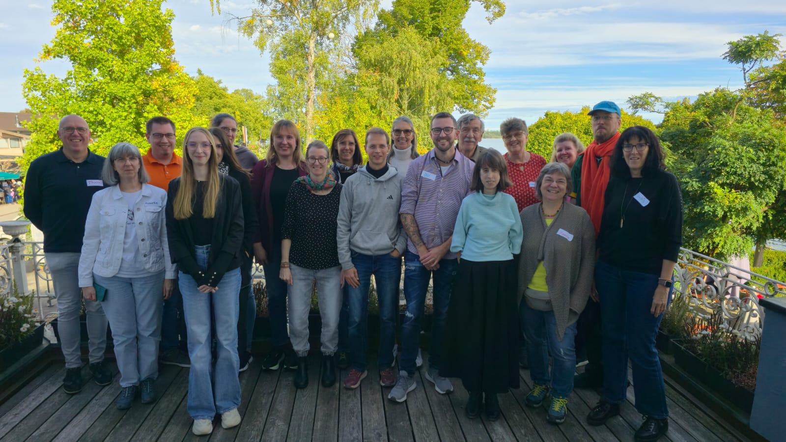 Gruppenbild der Marfan Selbsthilfegruppen aus Südbayern beim Jahrestreffen in Prien am Chiemsee